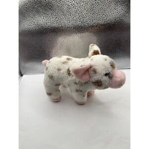 Douglas Stuffed Animal Plush Spotted‎ Pig Pink Ears Snout Farm Toy